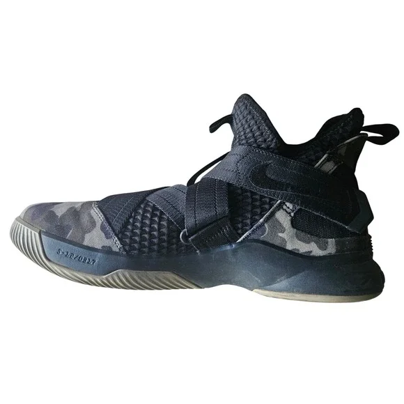 Nike LeBron Soldier 12 XII Mens 13 Camo‎ Olive BlackBasketball Shoes